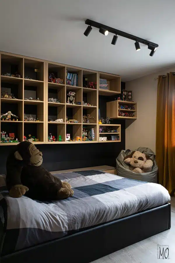 Agencement de la zone nuit et bureau sur-mesure - MO Design