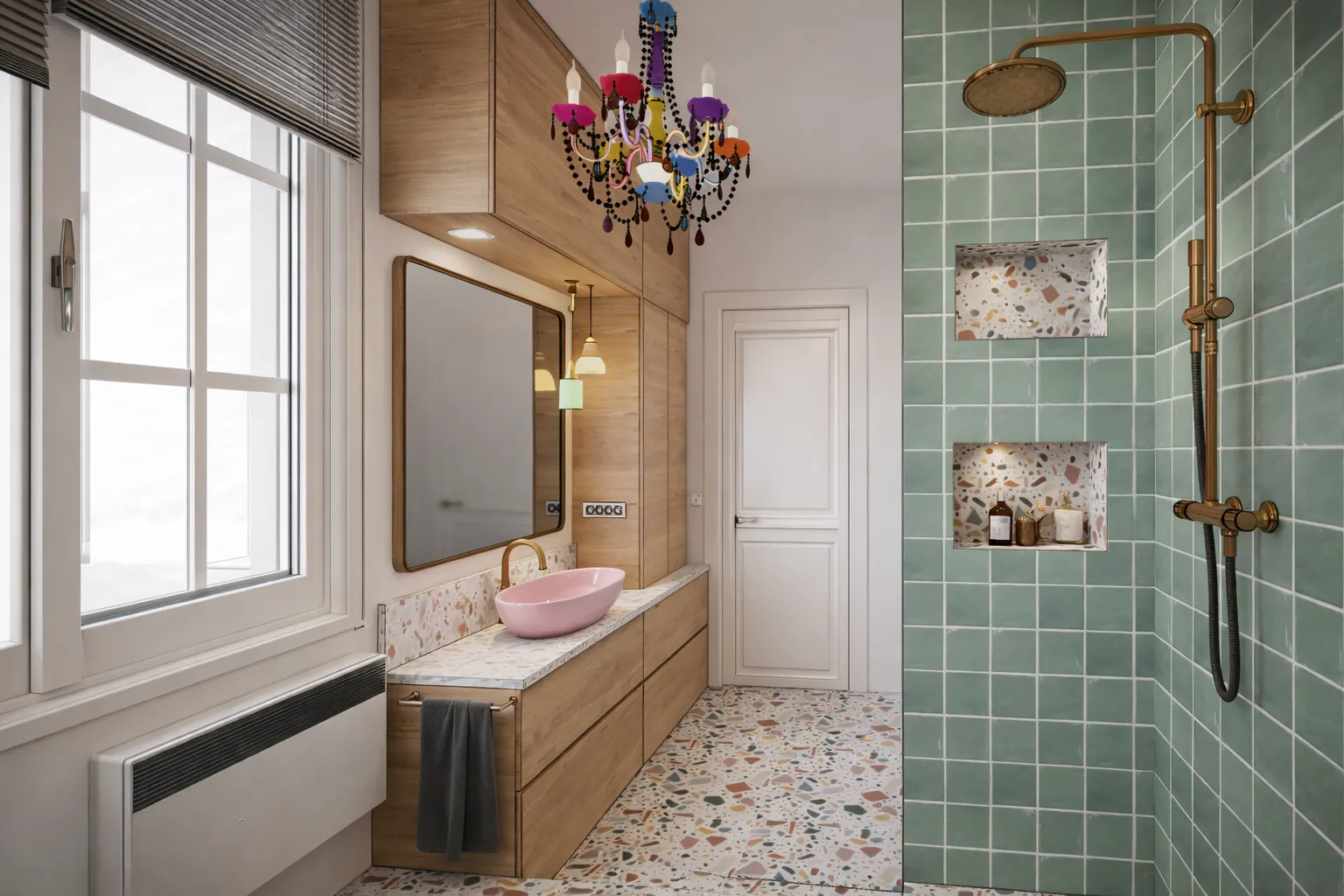 Salle de bain rénovée