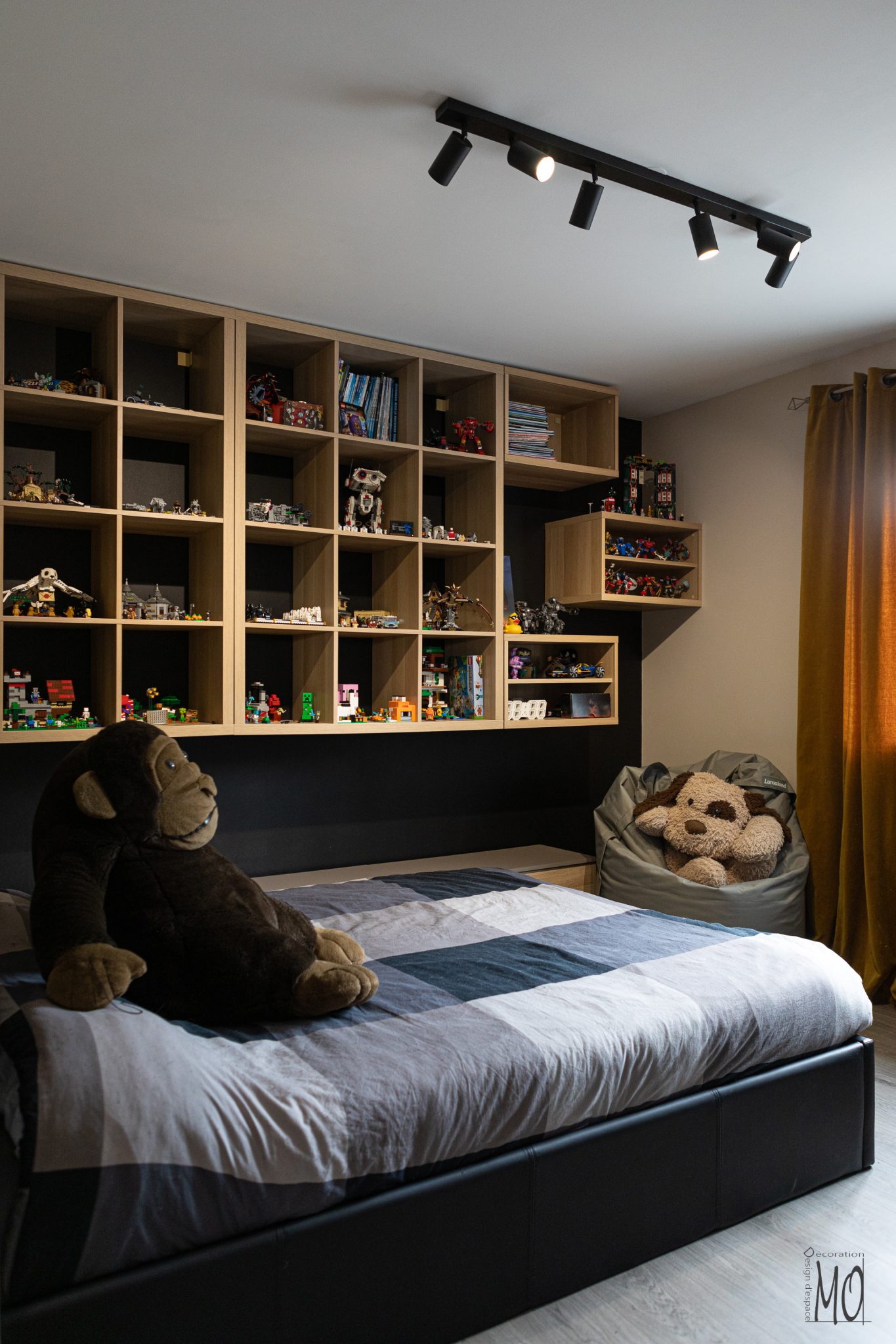 Vue d'ensemble de la chambre d'adolescent optimisée - Projet Rénovation